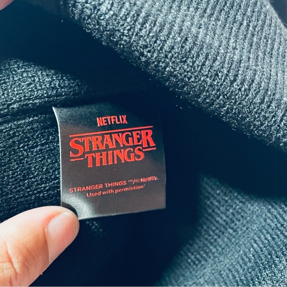 NWT Stranger Things x Netflix Hellfire Club Beanie – Unisex Adult, Black - Picture 3 of 7
